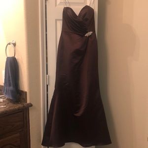 Designer Mermaid fit bridesmaid dress